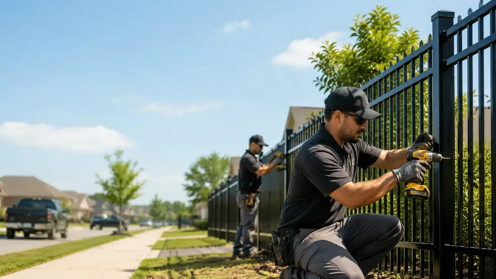 Metal Fence Installation in Danvers, MA